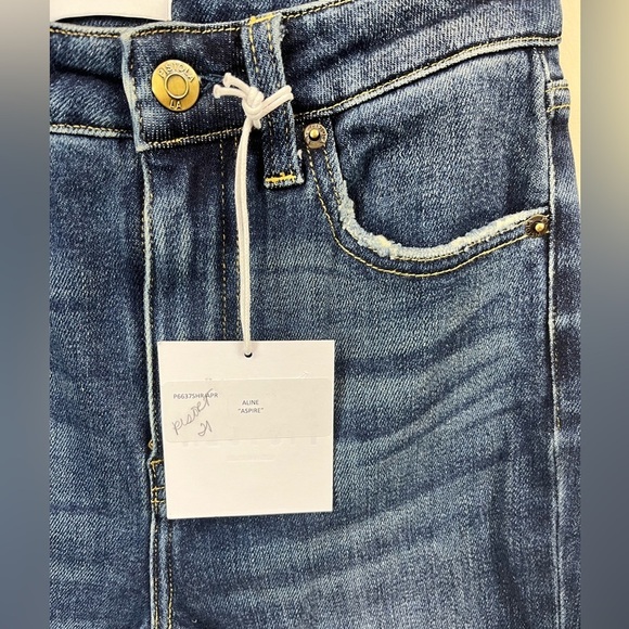 NWT Pistola Aline Aspire High Rise Skinny Stretch Denim Jeans Blue Size 26 - Picture 6 of 13